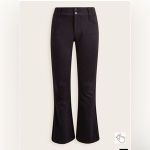 Women Black Trouser Slim Boot Luxe Point Mid-Rise. Deep Black NWT 20 Tall Torrid